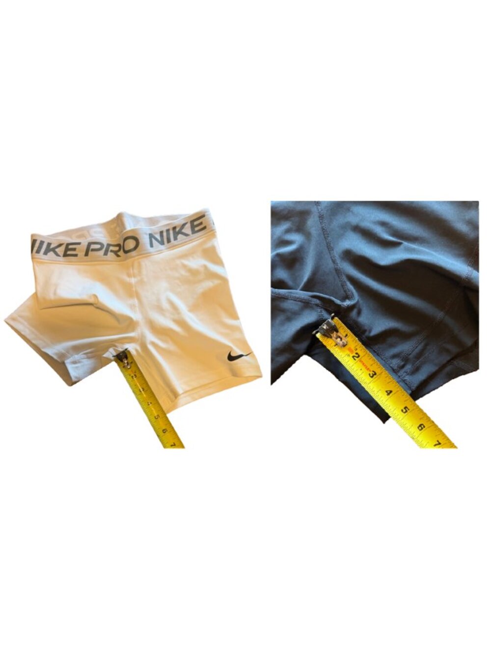 2 Pair of Nike Pro Biker Athletic Shorts Bundle - Picture 6 of 7